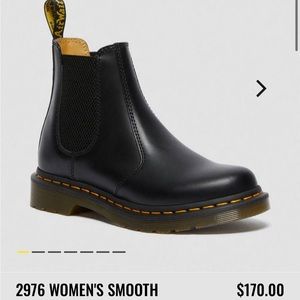 Dr. Martens Black Leather Chelsea Boots size 3UK/5 womens